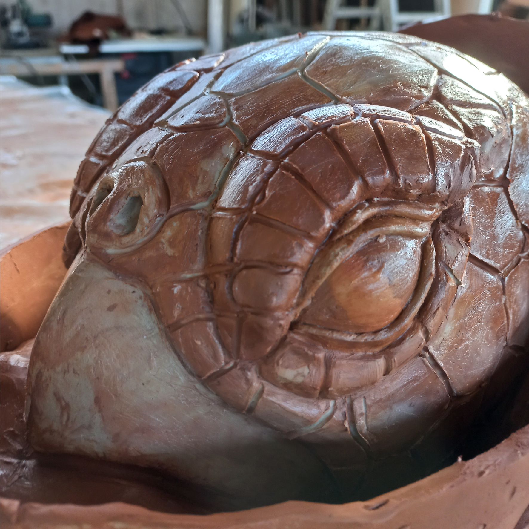 Escultura Tartaruga, barro
Hugo Ribeiro, Arcozelo
2023